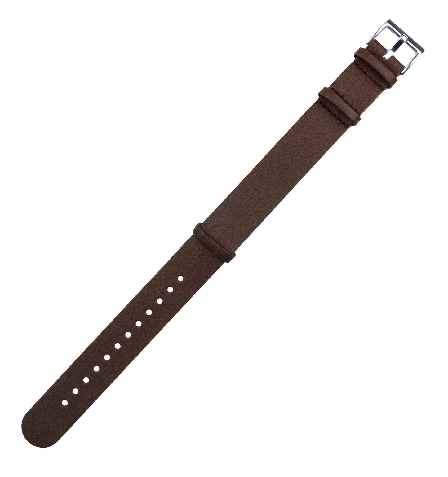 Saddle Brown Leather NATO® Style Watch Band by Barton Watch Bands