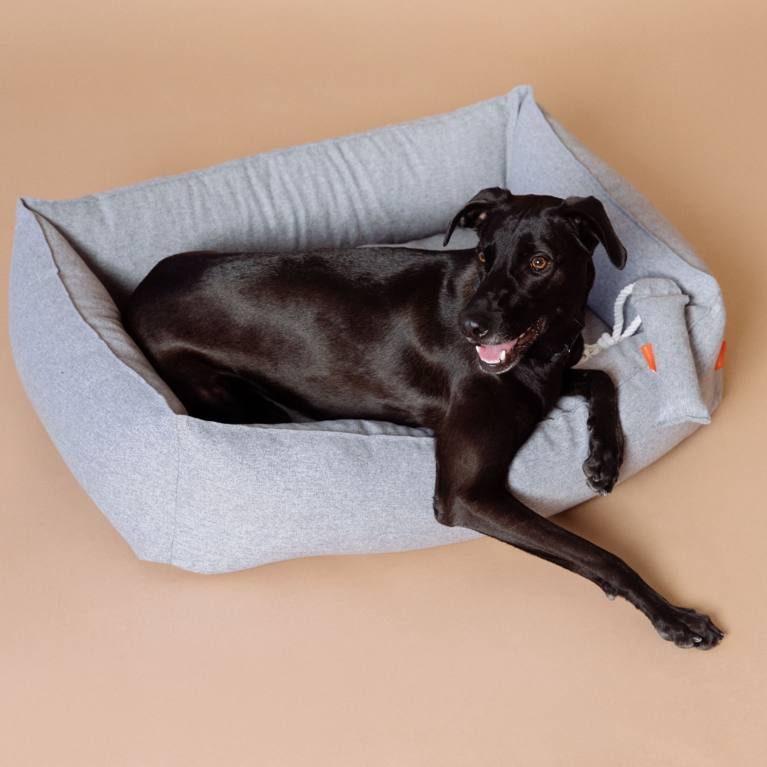 Alpine Dog Bed - Grey by Molly And Stitch US
