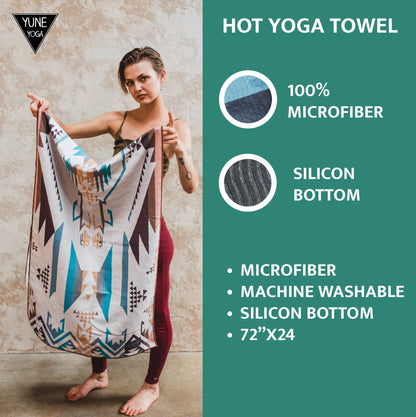 Yoga Towel Pendleton Harding Black by Yune Yoga